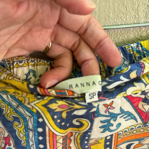 Funky Ranna Gill wide leg linen pants🦋 - Picture 6 of 6